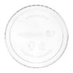 Picture of Vegware Round PLA Deli Pot Lids - Fits 8-32oz Pots (500 Pack)