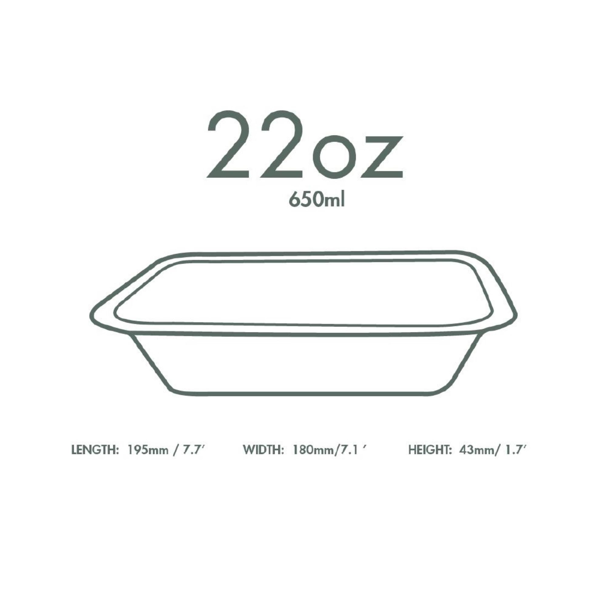 Picture of Vegware Gourmet Bagasse Bases Size 4 650ml (600 Pack)