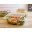 Picture of Vegware PLA Hinged Deli Containers 32oz (200 Pack)