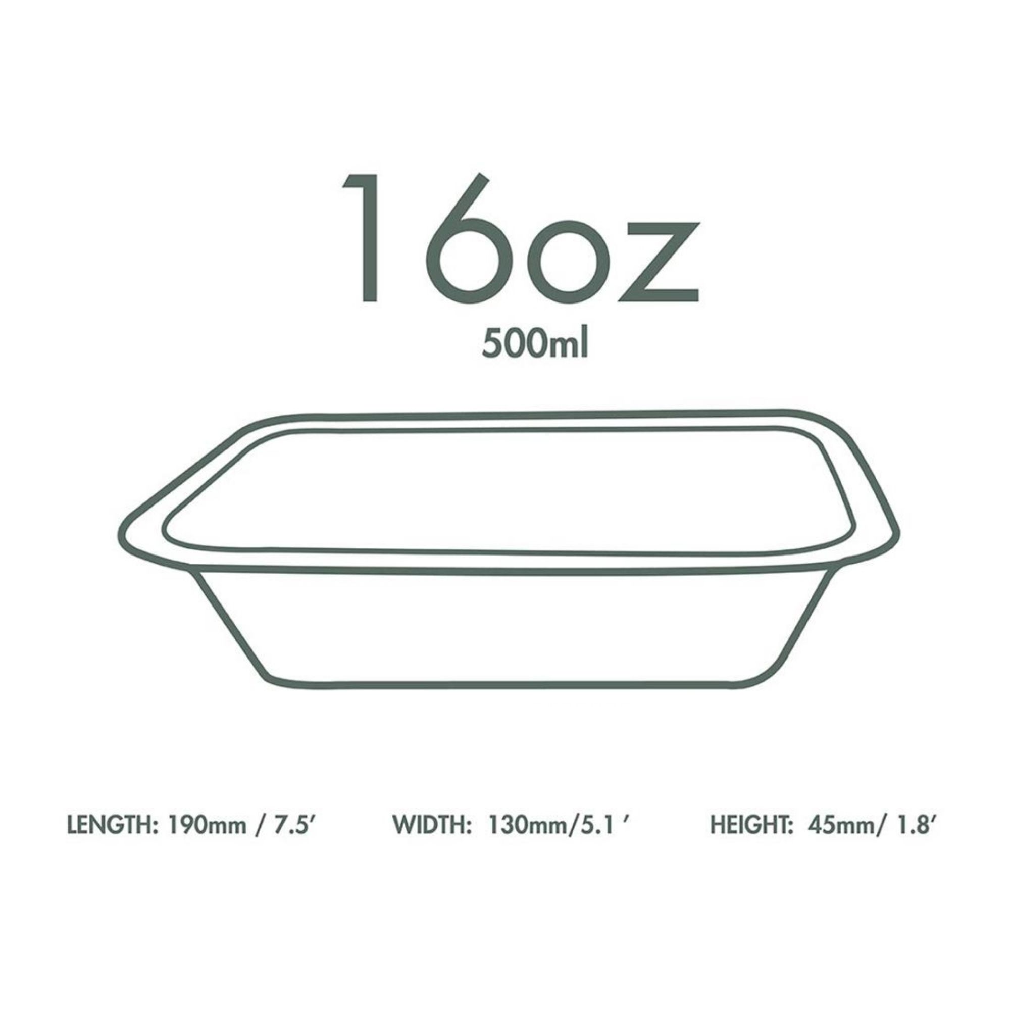 Picture of Vegware Gourmet Bagasse Bases Size 3 500ml (600 Pack)
