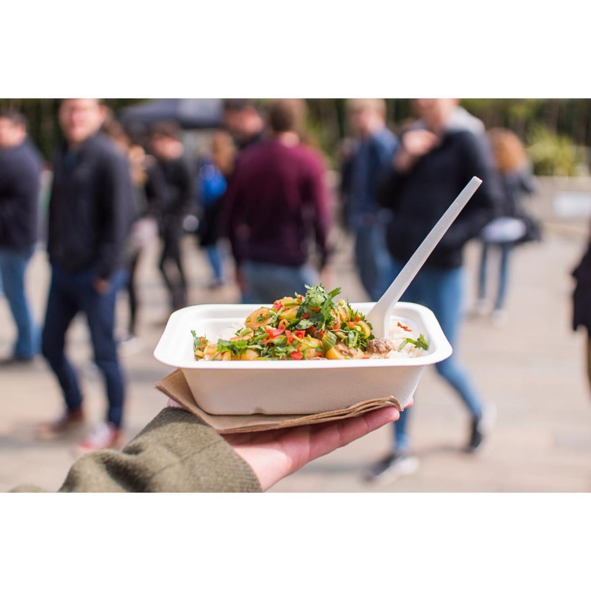 Picture of Vegware Gourmet Bagasse Bases Size 3 500ml (600 Pack)