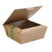 Picture of Vegware Microflute Hinged Hot Boxes 6x6" (210 Pack)