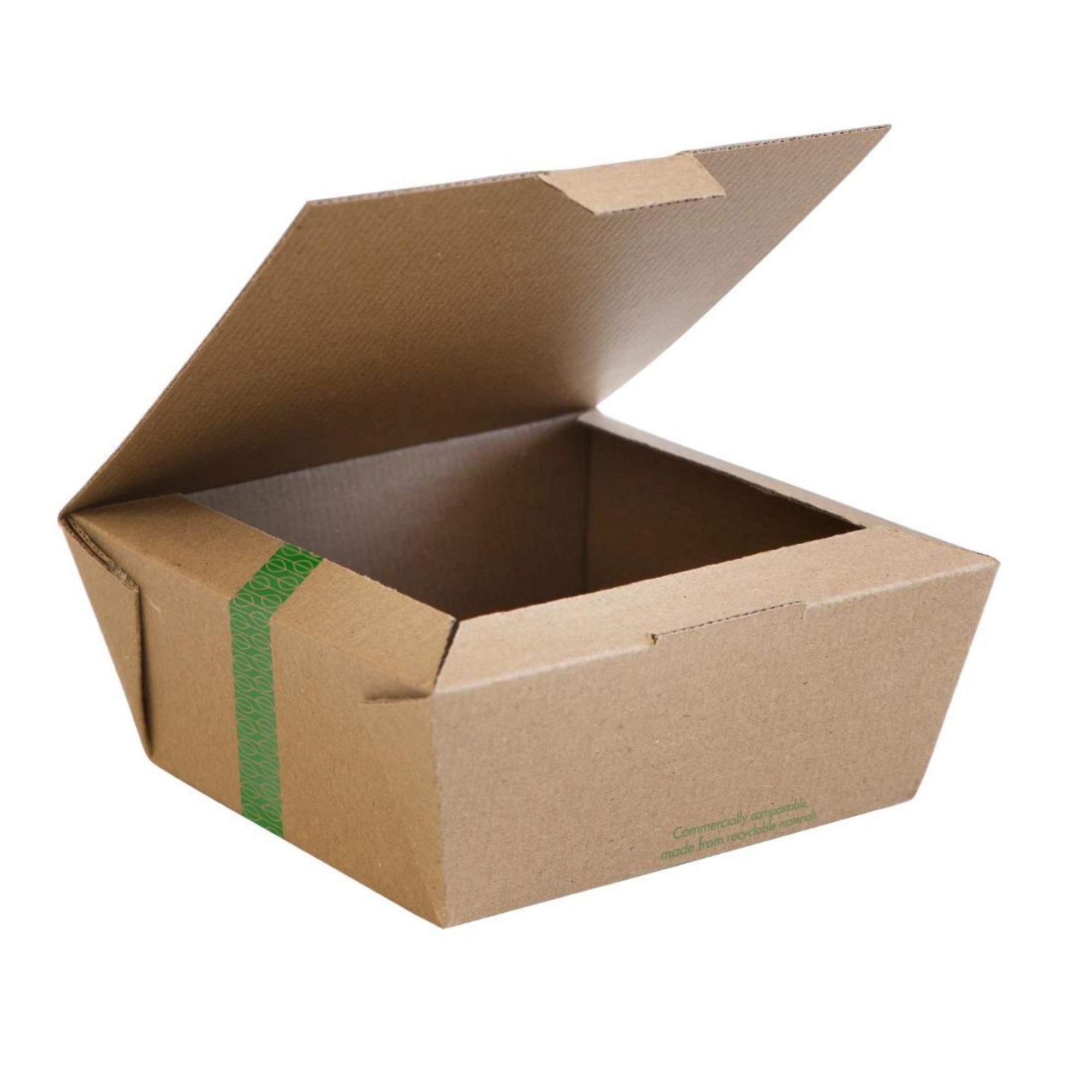 Picture of Vegware Microflute Hinged Hot Boxes 6x6" (210 Pack)