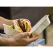 Picture of Vegware Nourish Moulded Fibre Burger Boxes 6" (500 Pack)