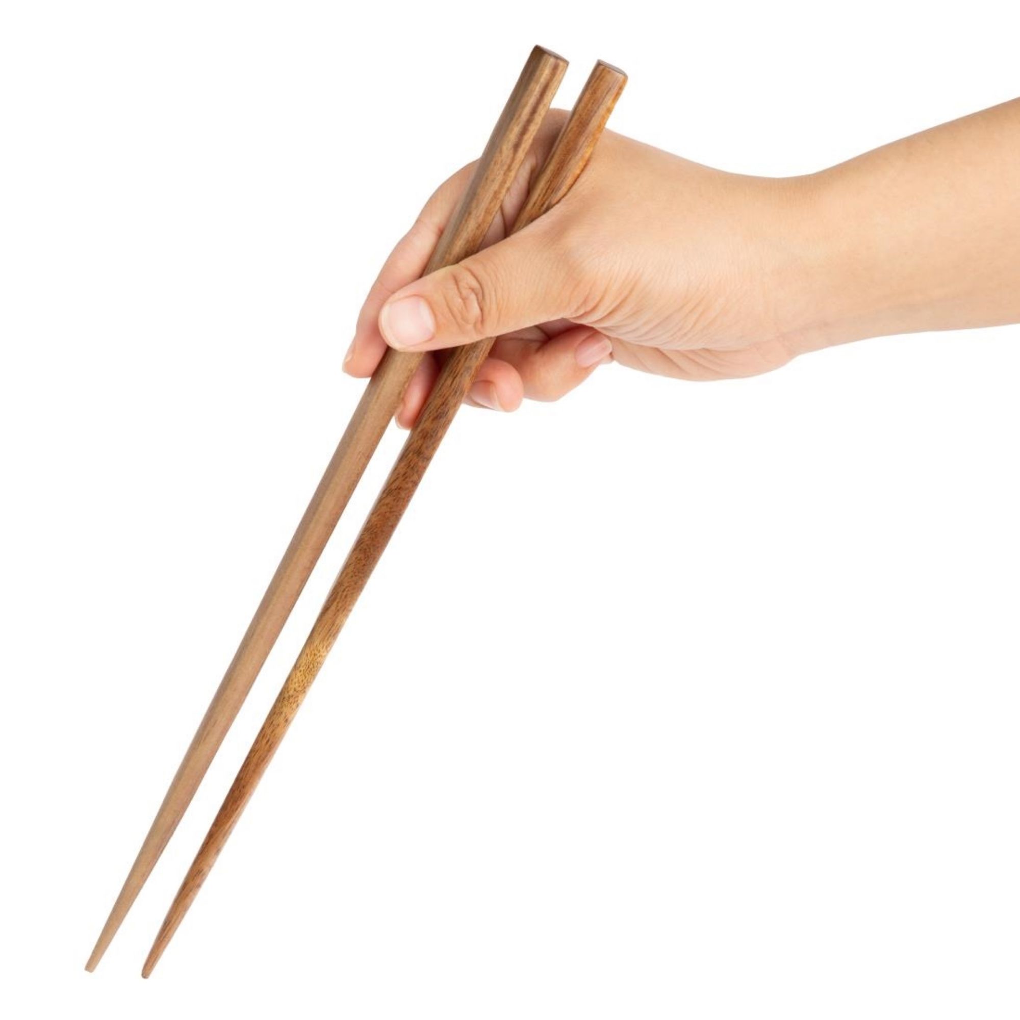 Picture of Olympia Miso Acacia Wood Chopsticks 270mm (12 Pack)