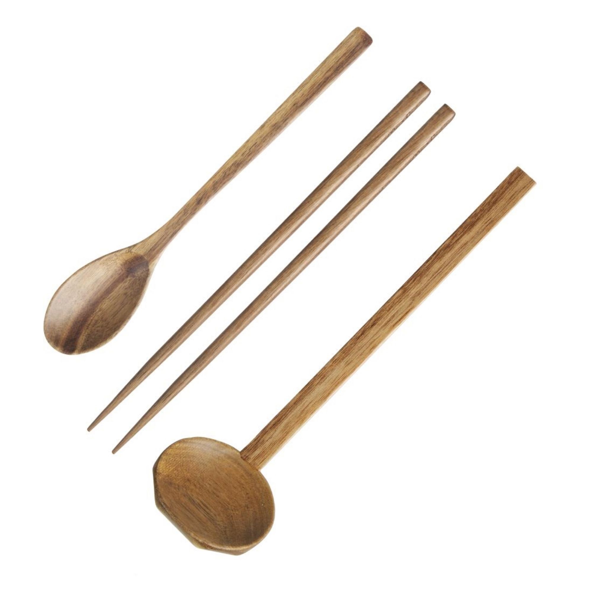 Picture of Olympia Miso Acacia Wood Chopsticks 270mm (12 Pack)