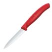 Picture of Victorinox Swiss Classic Paring Knife Wavy Pointed Tip Red 8cm