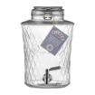 Picture of Kilner Clip Top Diamond Dispenser with Stainless Steel Tap 5Ltr