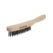 Picture of Faithfull Heavy Duty Wire Grill Brush 4 Row