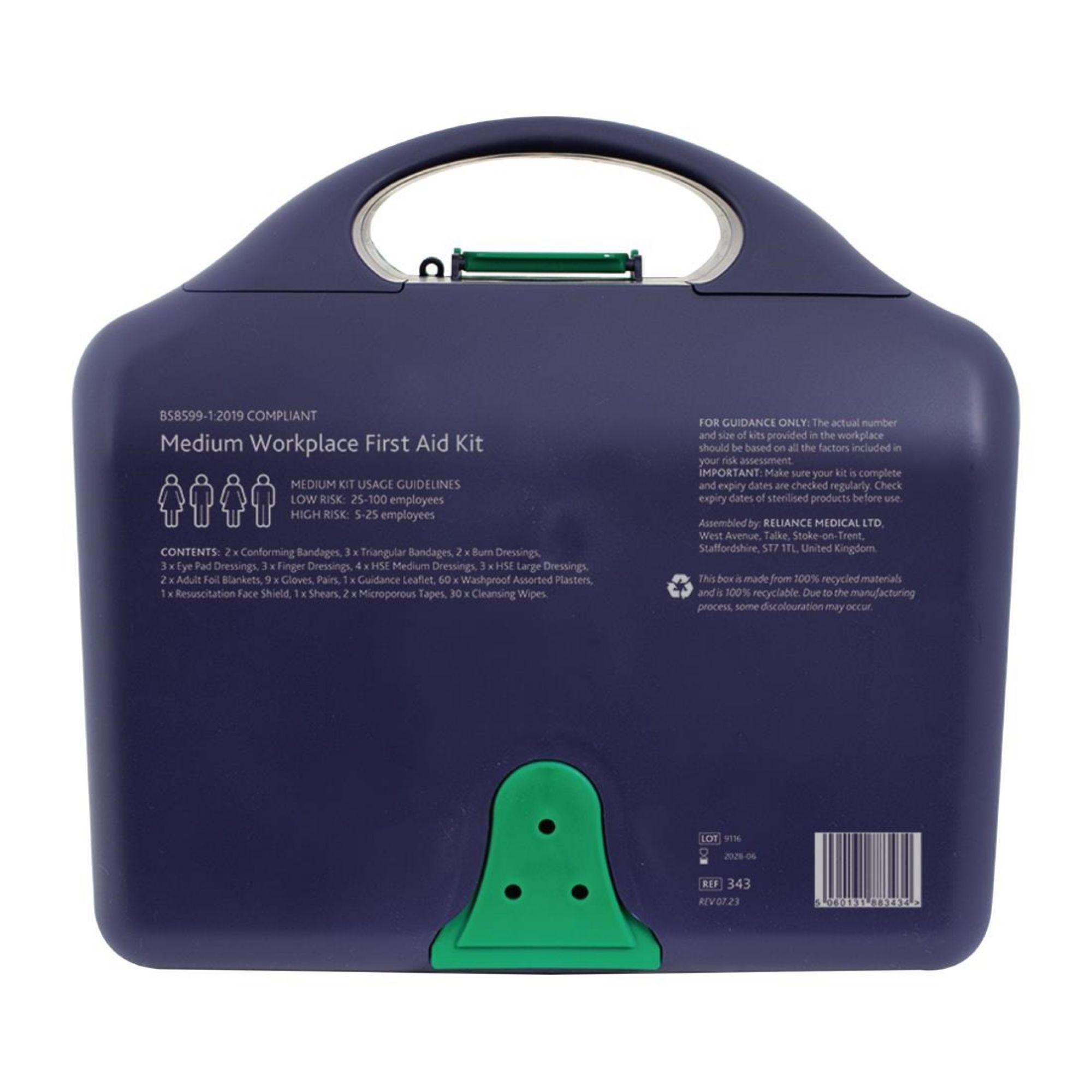 Picture of Reliance Medical Workplace BS8599-1 First Aid Kit with Aura3 Box Medium