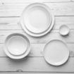 Picture of Olympia Chia Coupe Bowls White 220mm (4 Pack)