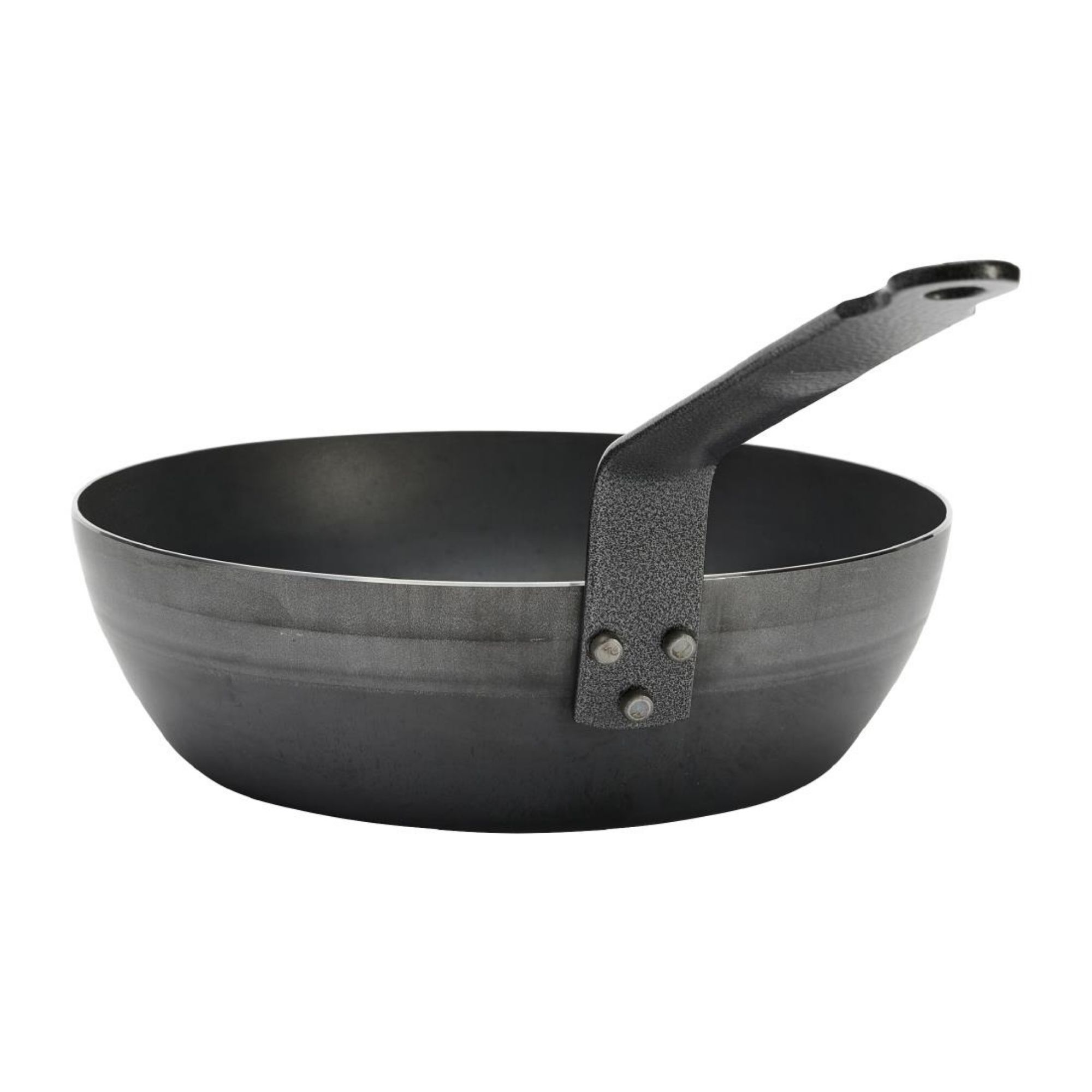 Picture of De Buyer Blue Carbon Steel Deep Round Pan 24cm