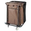 Picture of Jantex 2 Compartment Linen Trolley 2x100Ltr