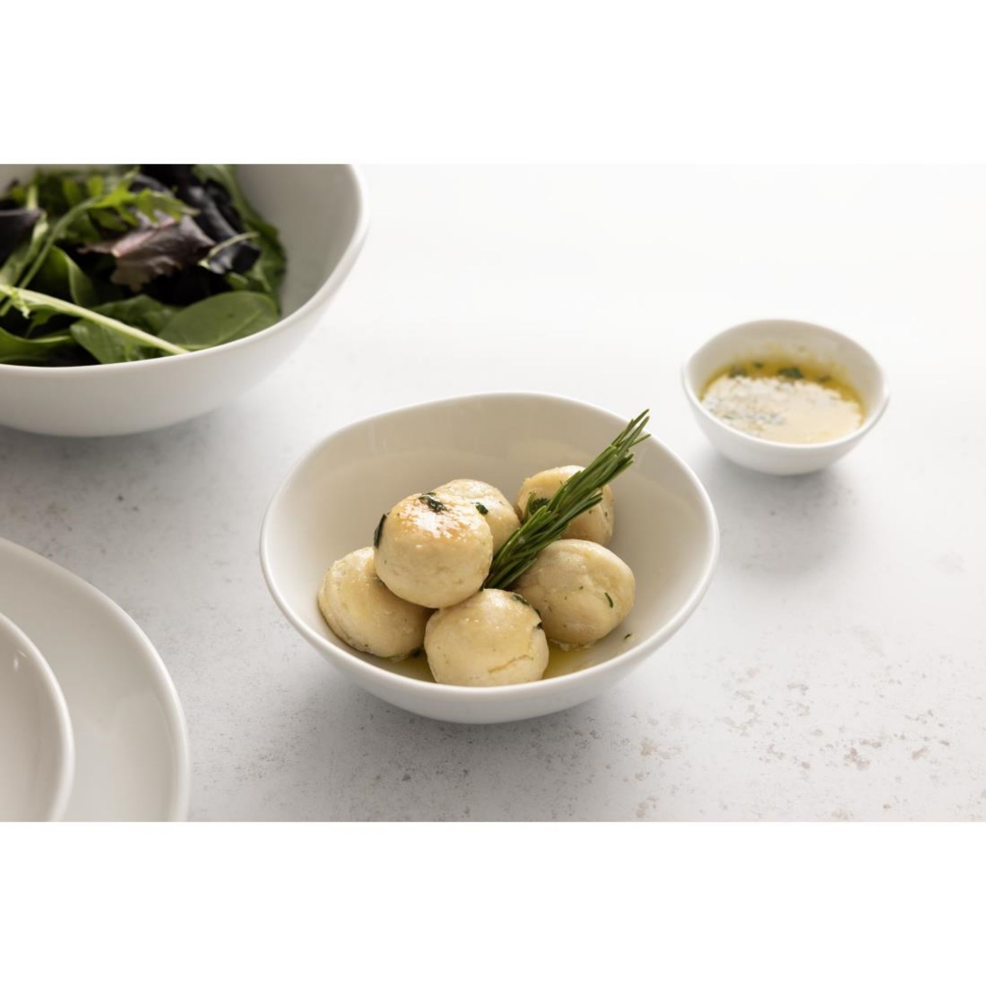 Picture of Olympia Chia Small Bowls White 155mm (6 Pack)