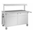 Picture of Buffalo Mobile Servery with Solid Heated Top 4x 1/1 GN