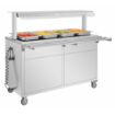 Picture of Buffalo Mobile Servery with Solid Heated Top 4x 1/1 GN