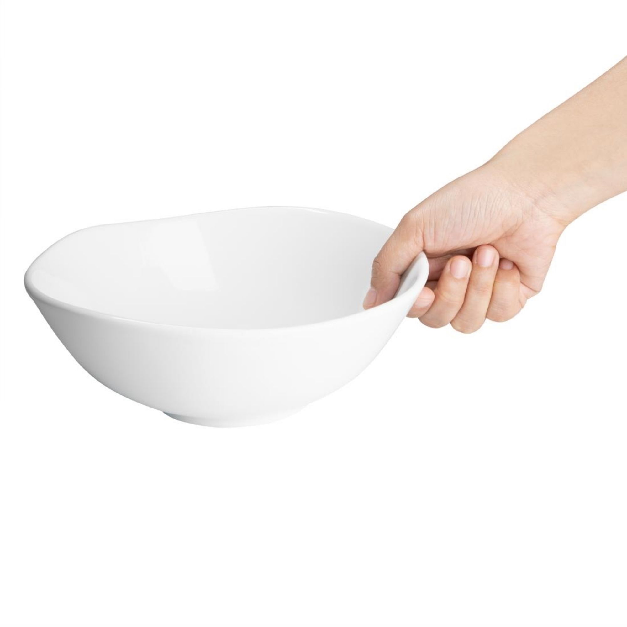 Picture of Olympia Chia Deep Bowls White 210mm (6 Pack)