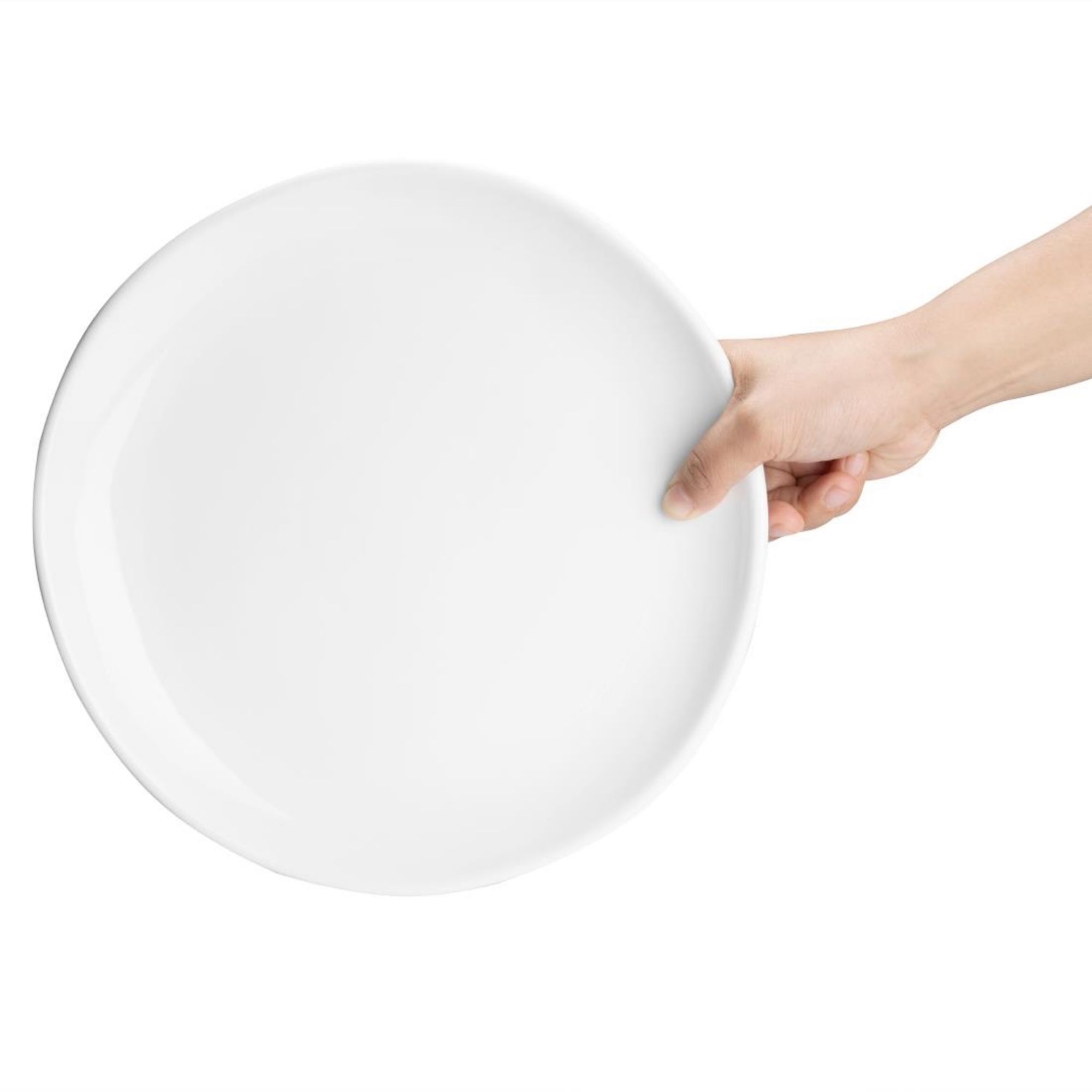 Picture of Olympia Chia Plates White 270mm (6 Pack)