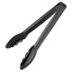 Picture of Nisbets Essentials 9" Polycarbonate Tongs Black (6 Pack)