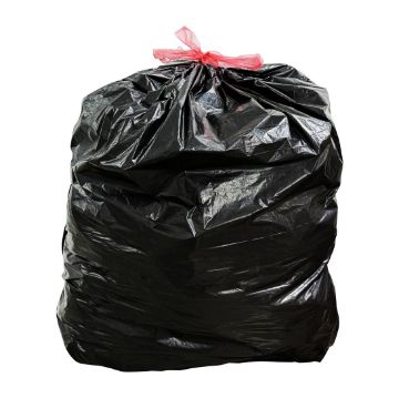 Picture of Nisbets Essentials Medium Duty Bin Bags Black 70Ltr (50 Pack)