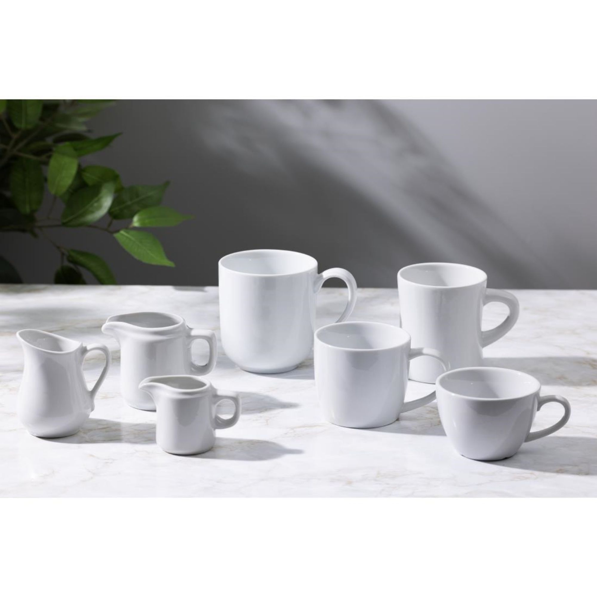 Picture of Olympia Whiteware Hollow Mugs 300ml (6 Pack)