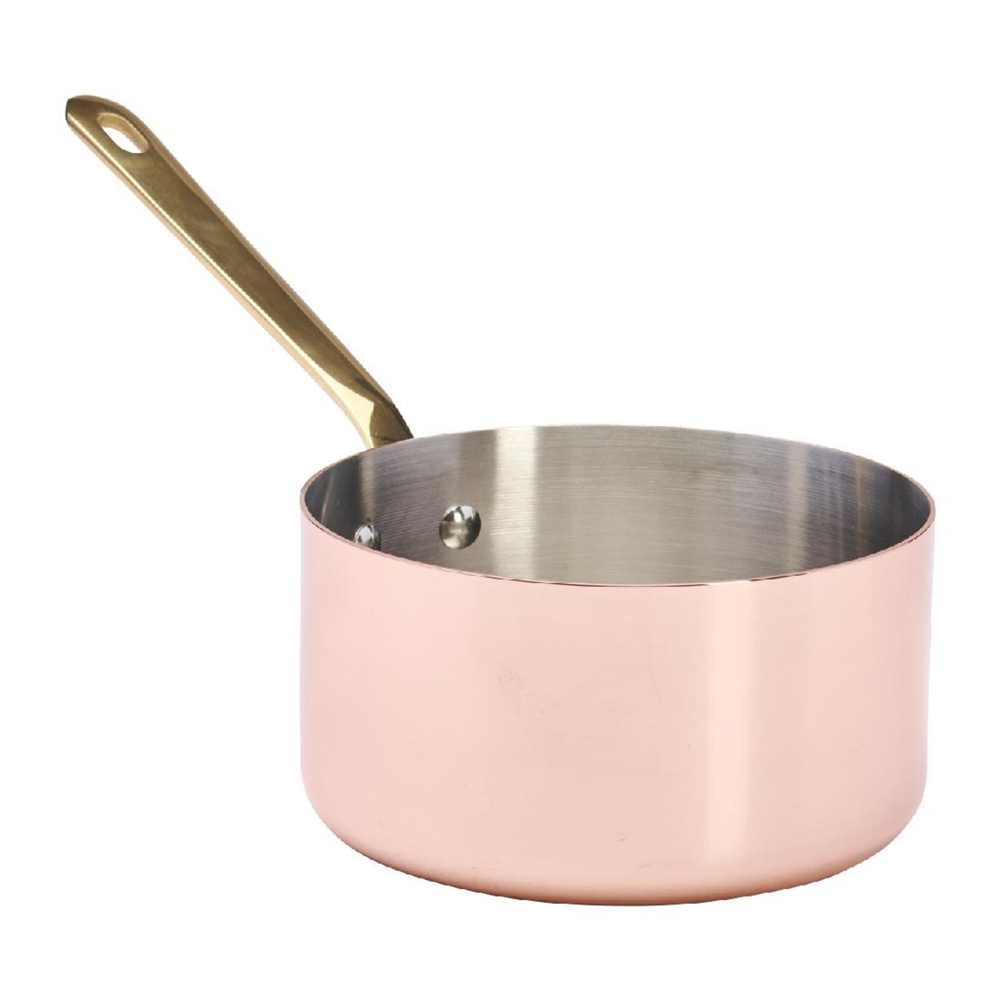 Picture of De Buyer Inocuivre Saucepan with Brass Handle 16cm