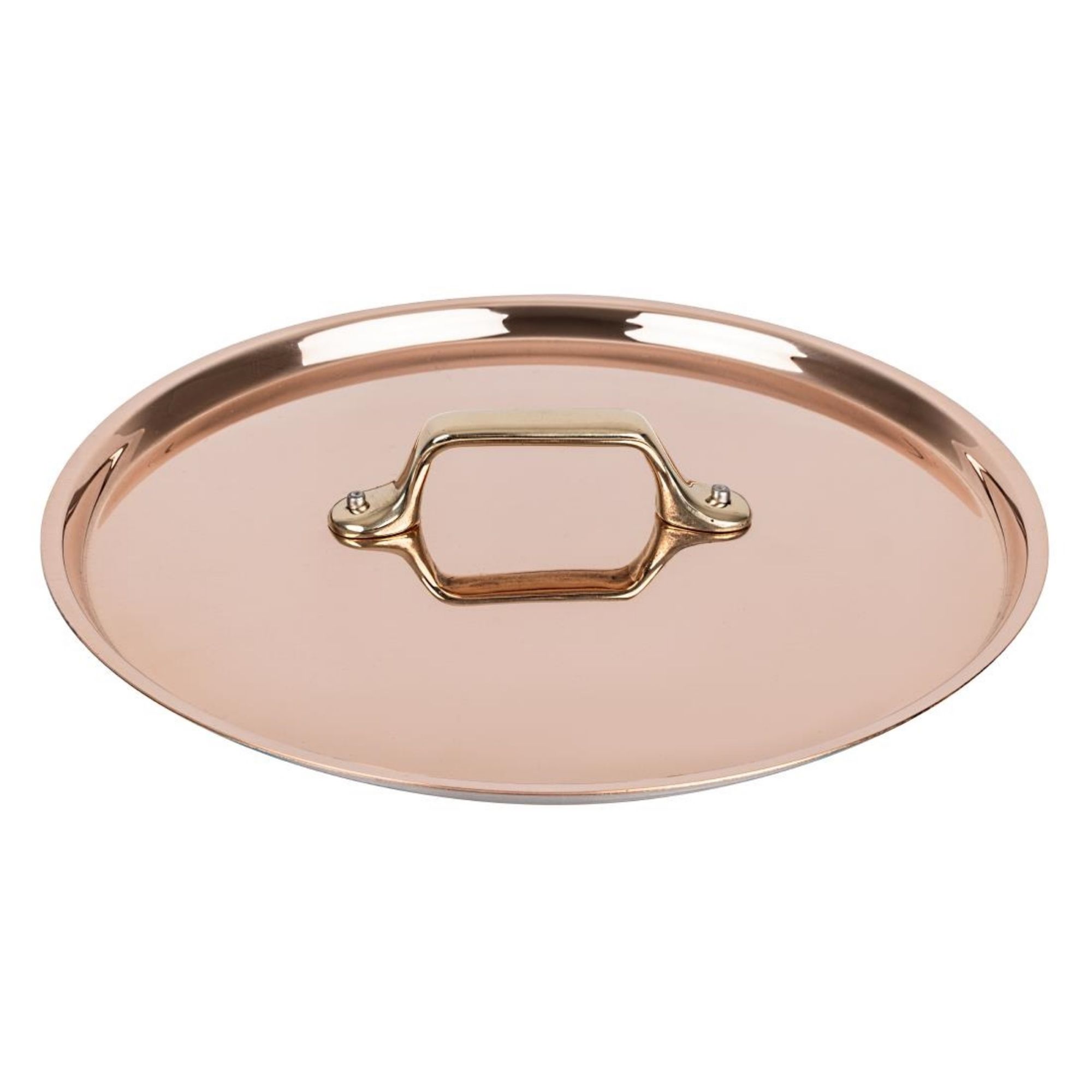 Picture of De Buyer Inocuivre Lid with Brass Handle 24cm