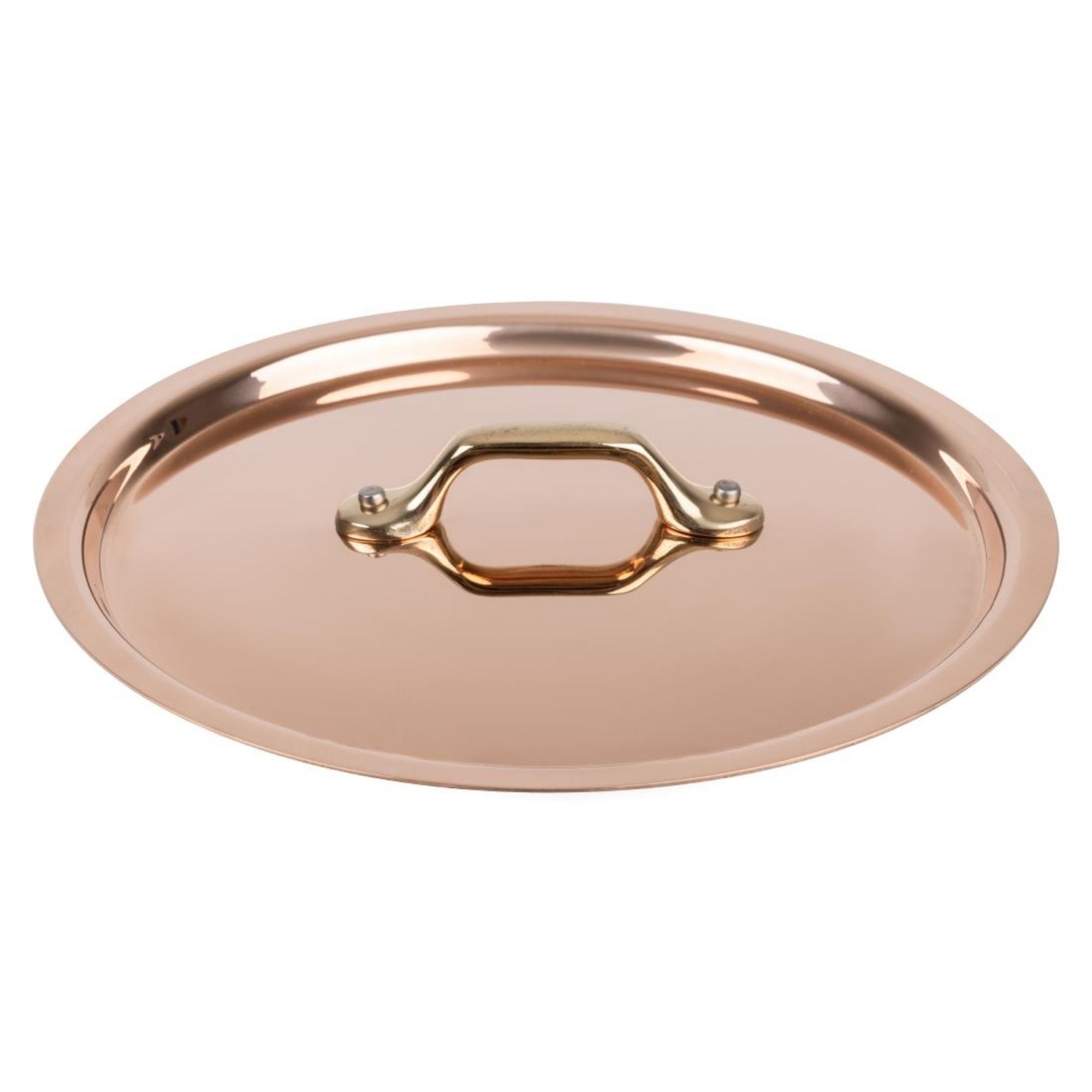 Picture of De Buyer Inocuivre Lid with Brass Handle 18cm
