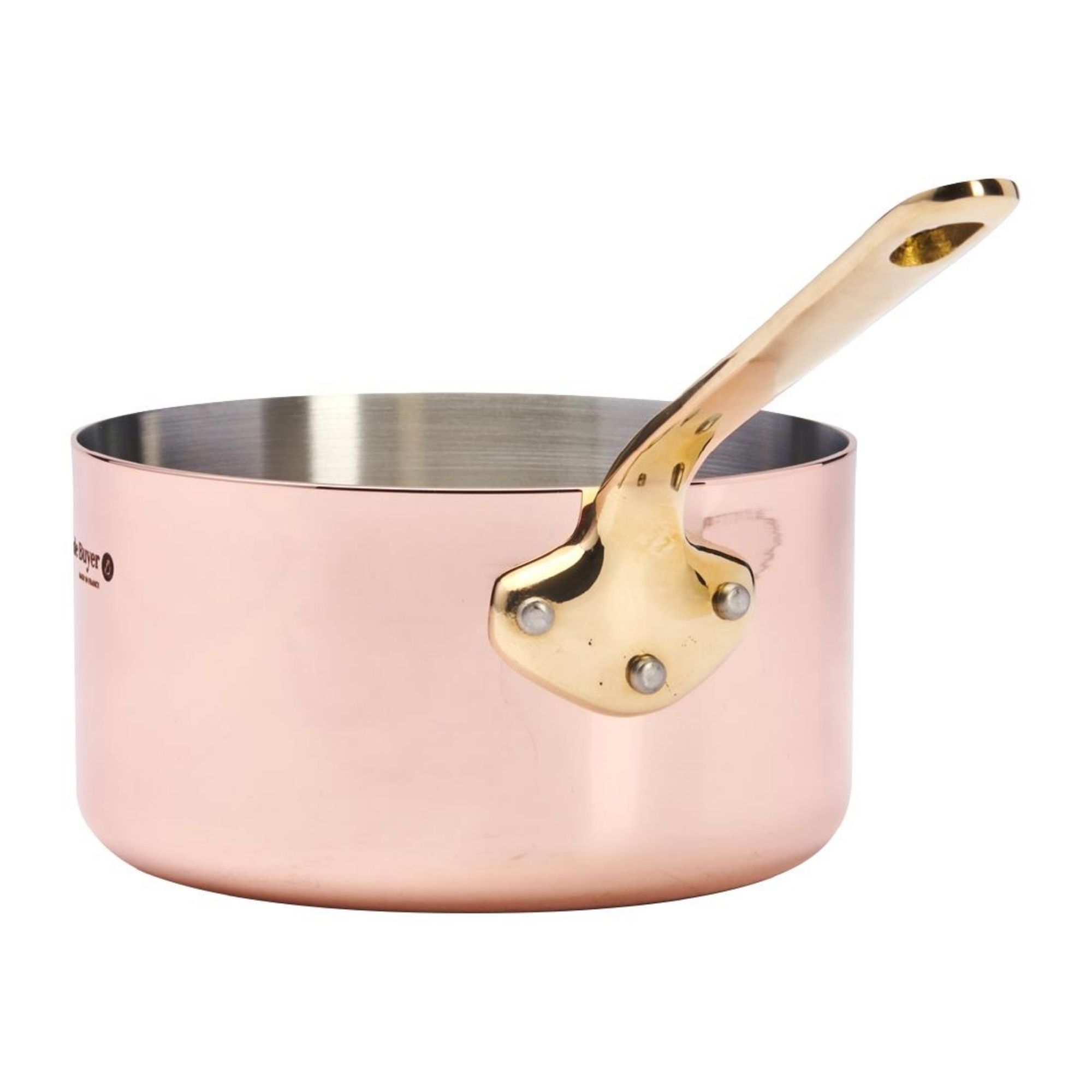 Picture of De Buyer Inocuivre Saucepan with Brass Handle 14cm