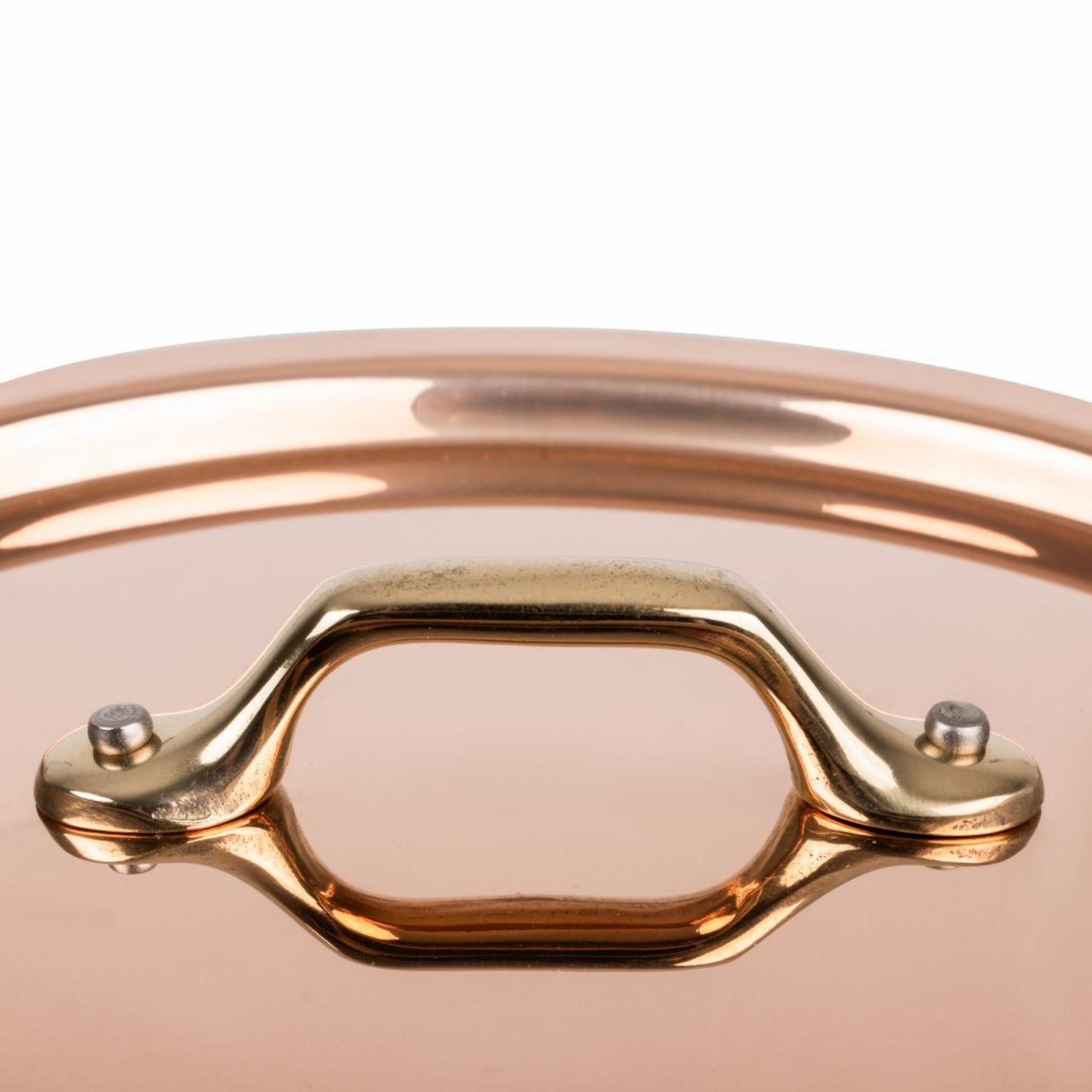 Picture of De Buyer Inocuivre Lid with Brass Handle 18cm