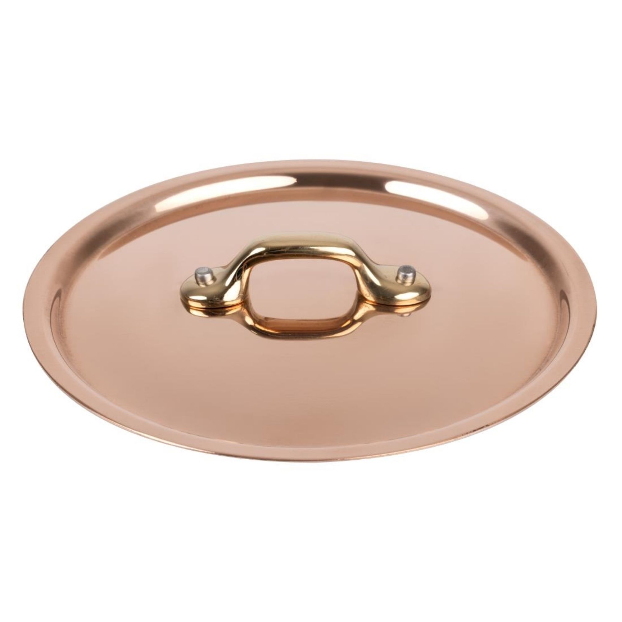 Picture of De Buyer Inocuivre Lid with Brass Handle 14cm