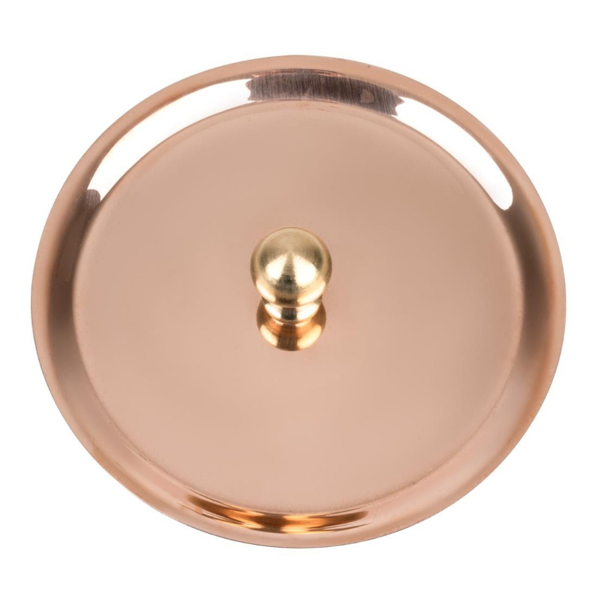 Picture of De Buyer Inocuivre Lid with Brass Handle 10cm