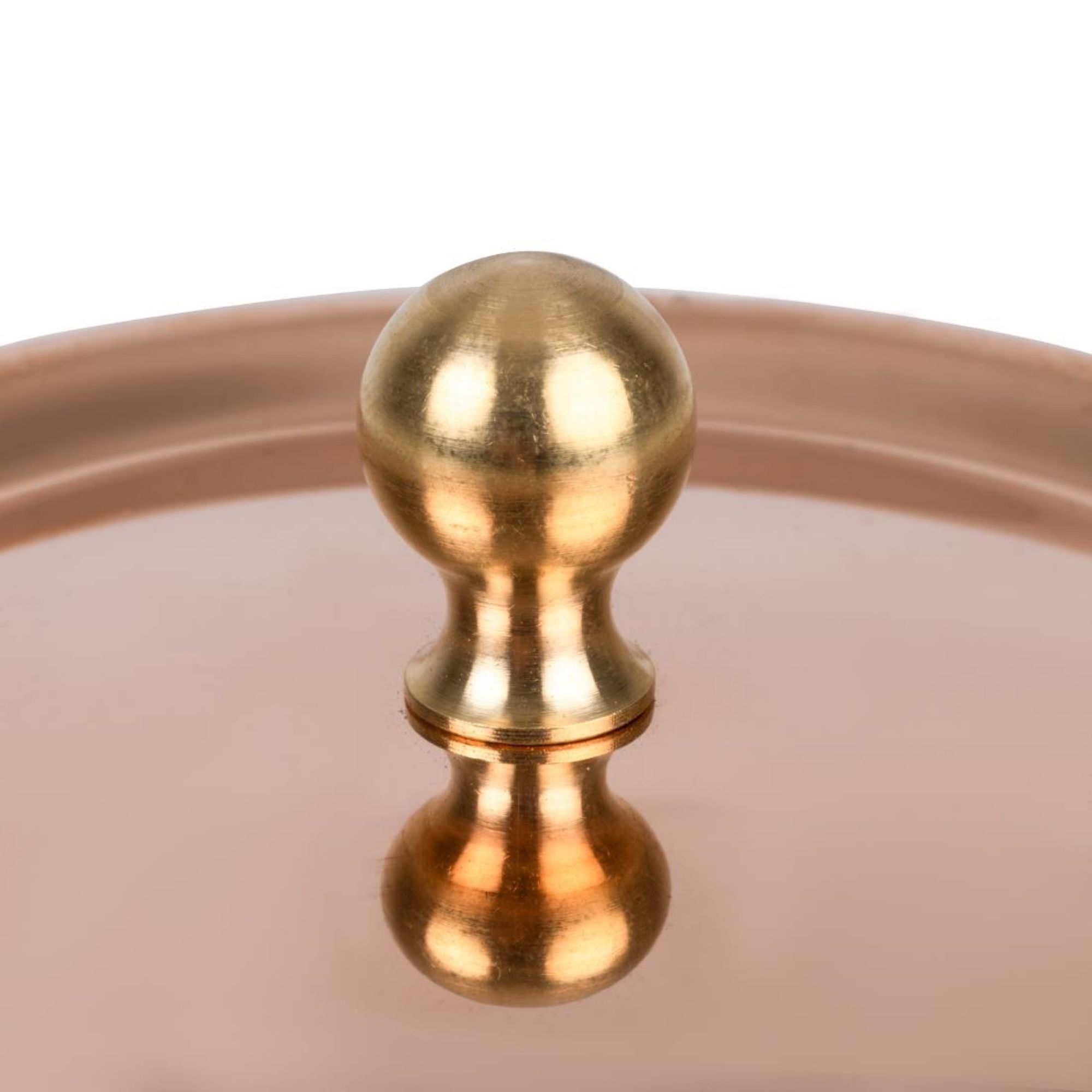 Picture of De Buyer Inocuivre Lid with Brass Handle 10cm