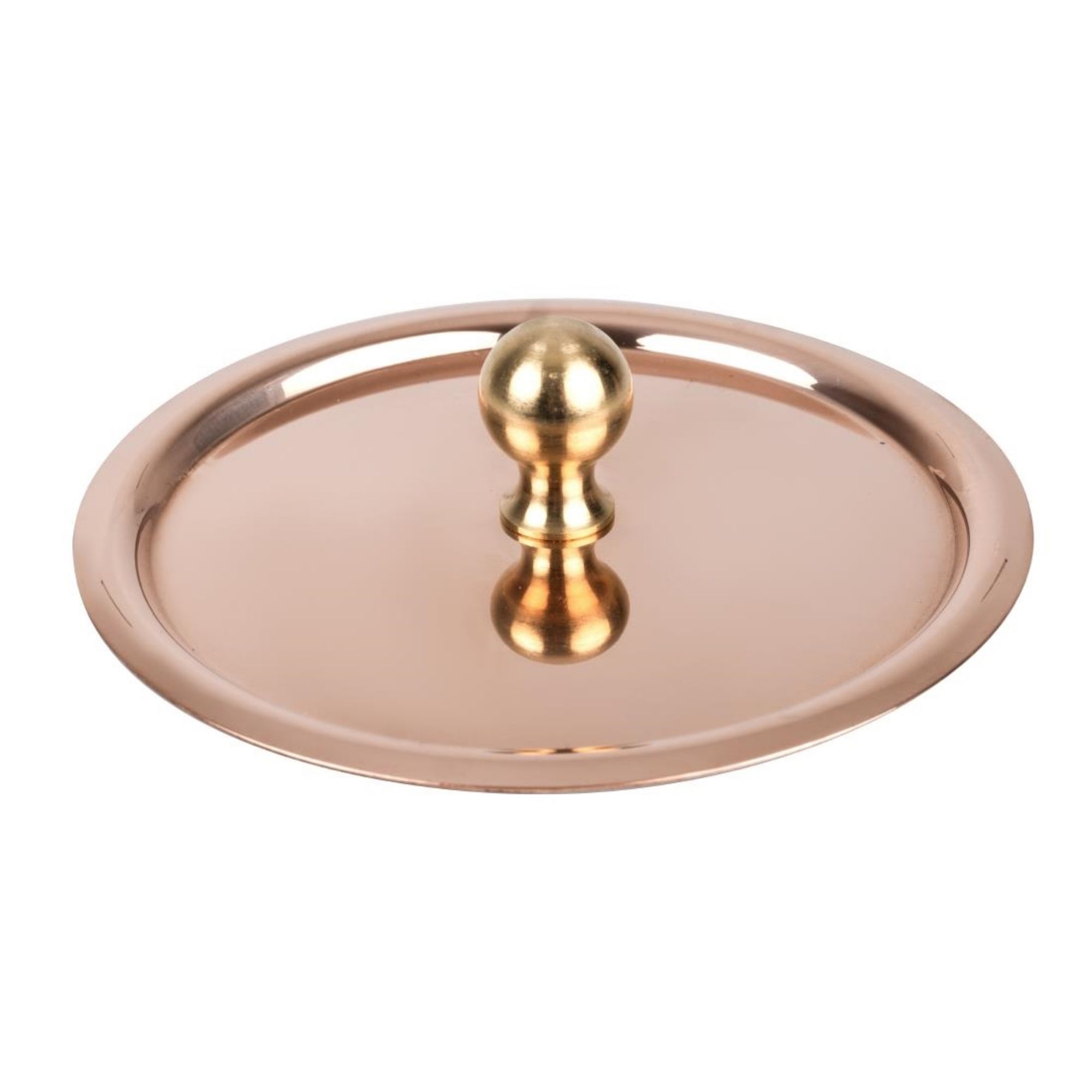 Picture of De Buyer Inocuivre Lid with Brass Handle 9cm