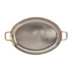 Picture of De Buyer Inocuivre Oval Dish with Brass Handles 36cm