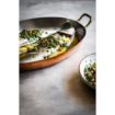 Picture of De Buyer Inocuivre Oval Dish with Brass Handles 32cm
