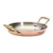 Picture of De Buyer Inocuivre Round Dish with Brass Handles 12cm