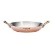 Picture of De Buyer Inocuivre Round Dish with Brass Handles 20cm