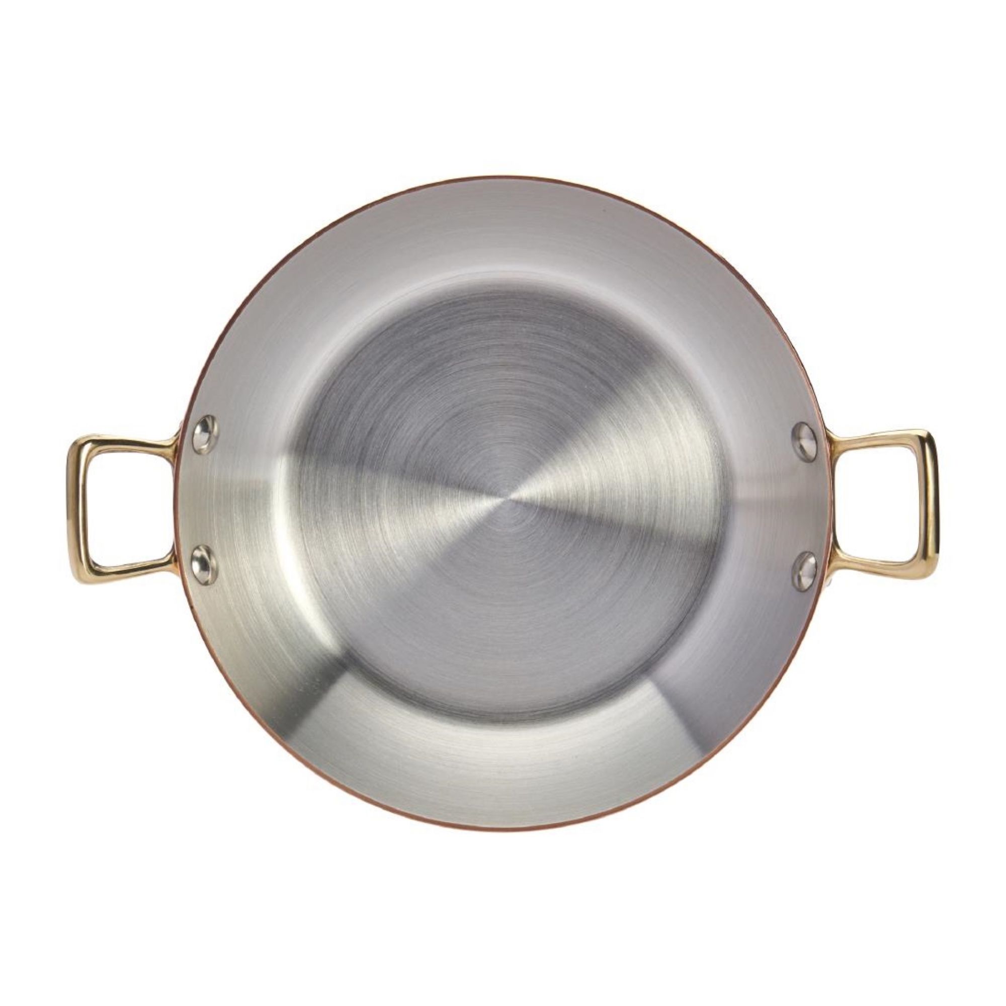 Picture of De Buyer Inocuivre Round Dish with Brass Handles 20cm