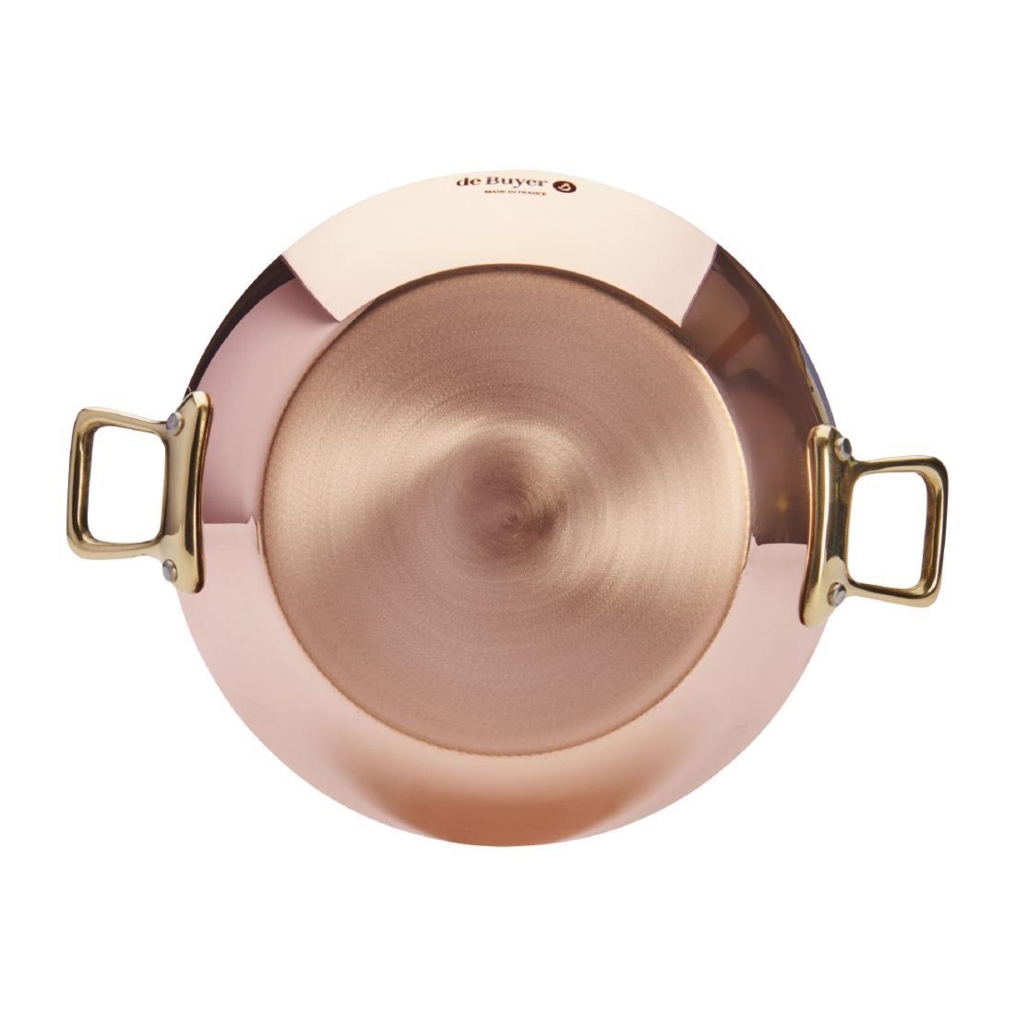 Picture of De Buyer Inocuivre Round Dish with Brass Handles 20cm