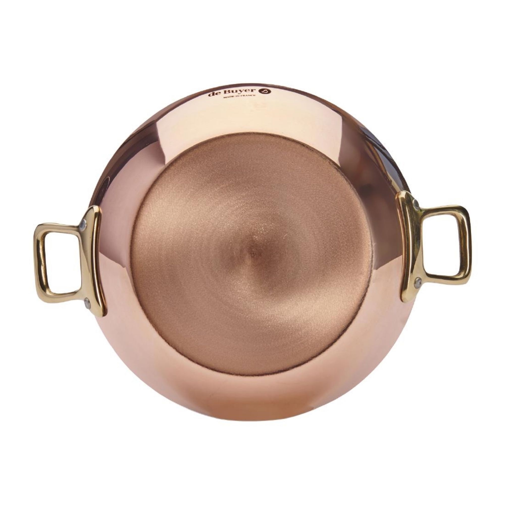 Picture of De Buyer Inocuivre Round Dish with Brass Handles 16cm