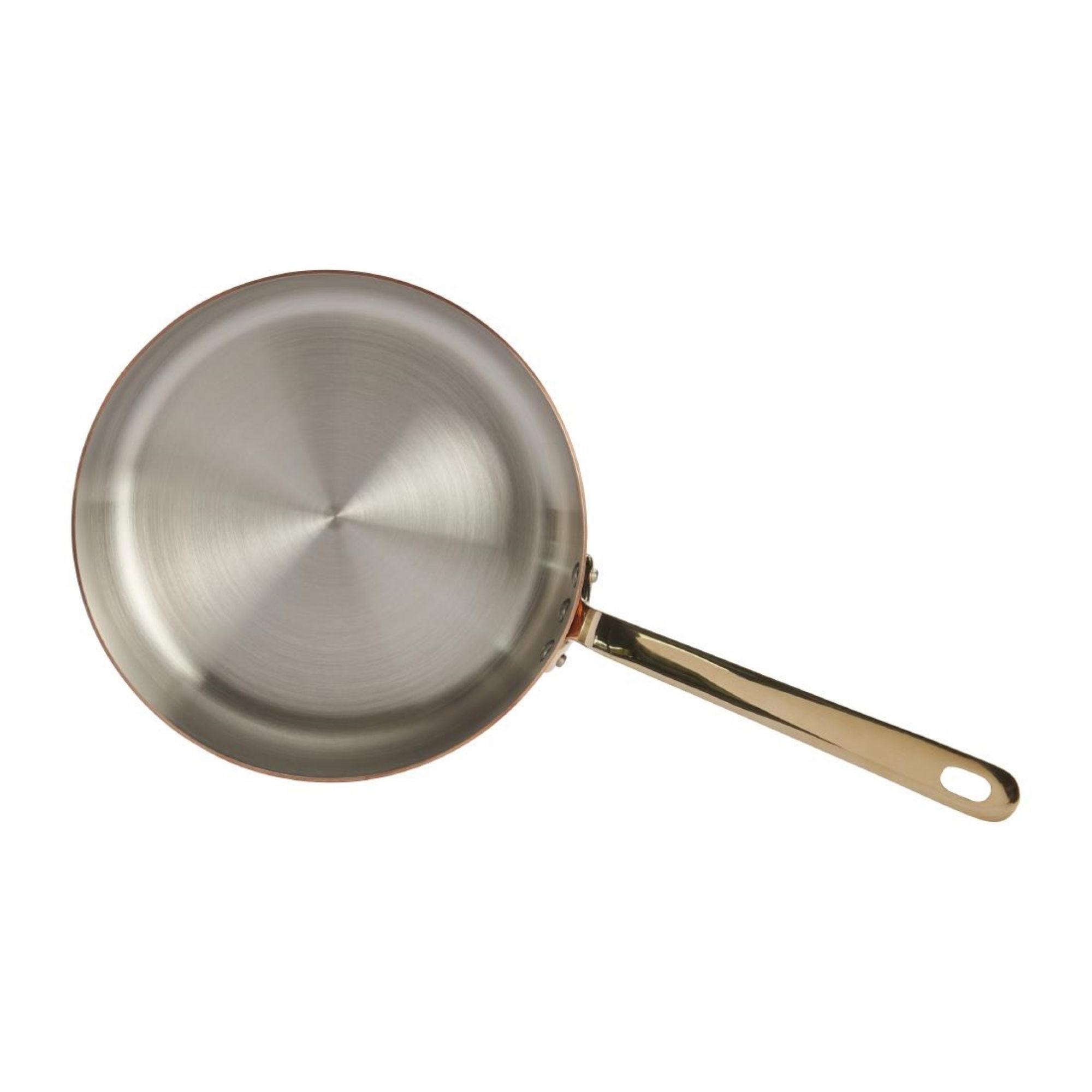 Picture of De Buyer Inocuivre Saute Pan Brass 24cm