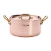 Picture of De Buyer Inocuivre Round Stewpan with Lid Brass 20cm