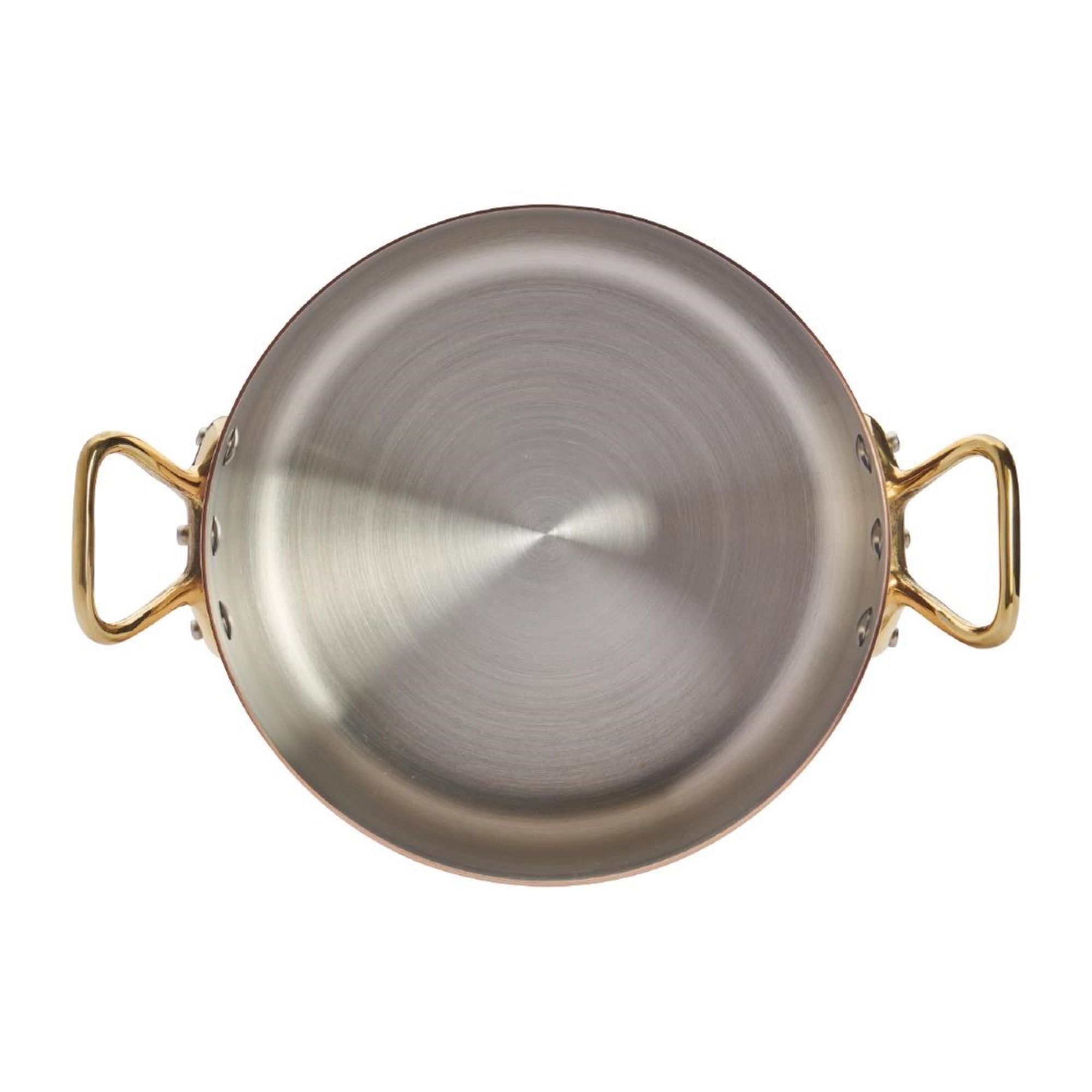 Picture of De Buyer Inocuivre Round Stewpan with Lid Brass 20cm