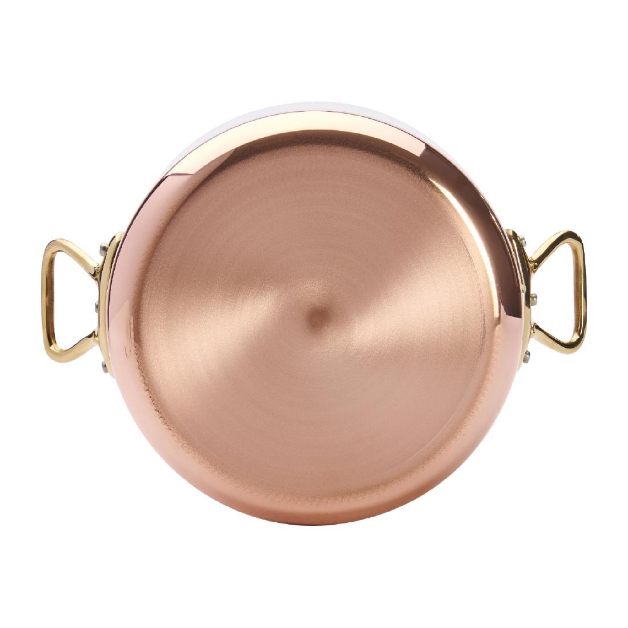 Picture of De Buyer Inocuivre Round Stewpan with Lid Brass 20cm