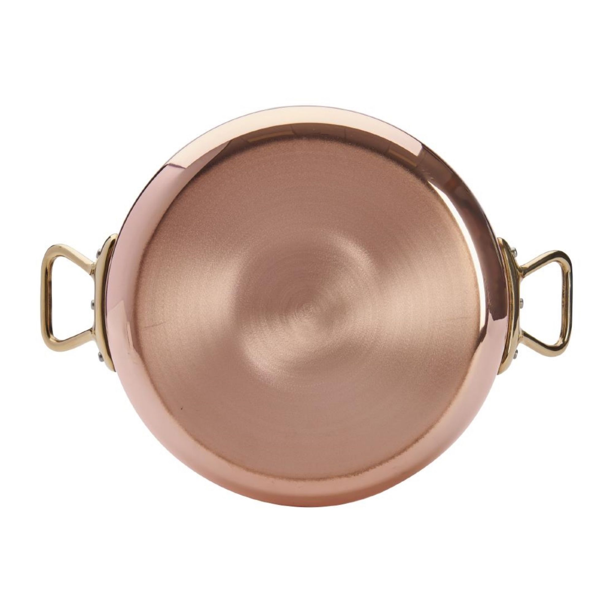 Picture of De Buyer Inocuivre Saute Pan with Lid Brass 24cm