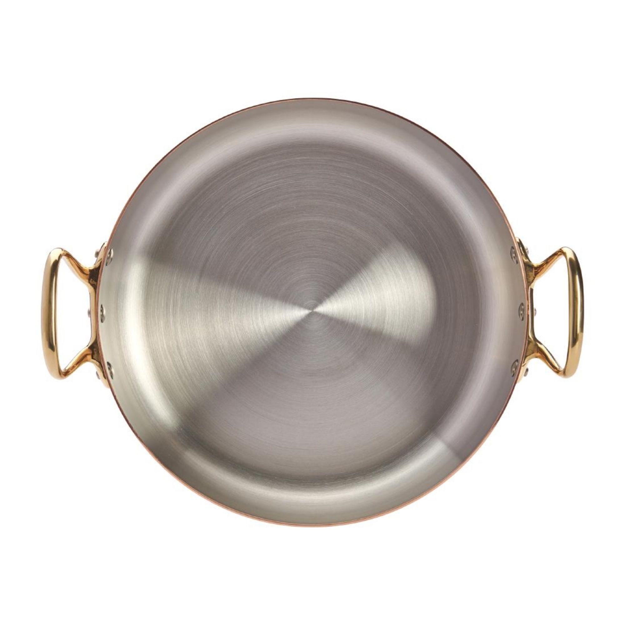 Picture of De Buyer Inocuivre Saute Pan with Lid Brass 28cm