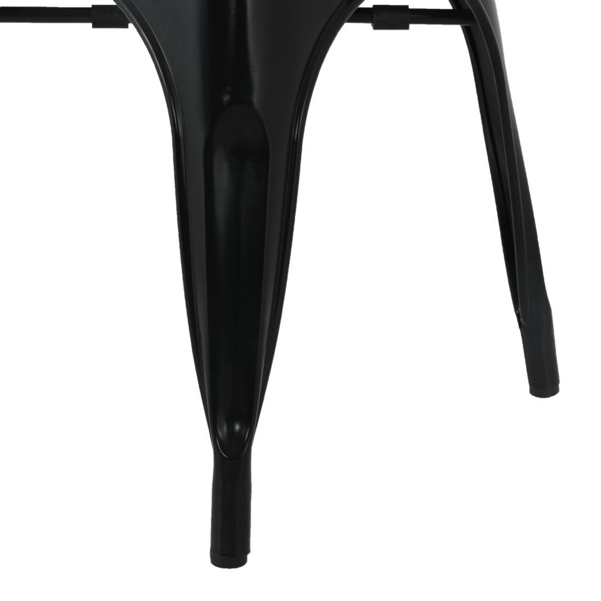 Picture of Bolero Bistro Curve Armchairs Black (4 Pack)