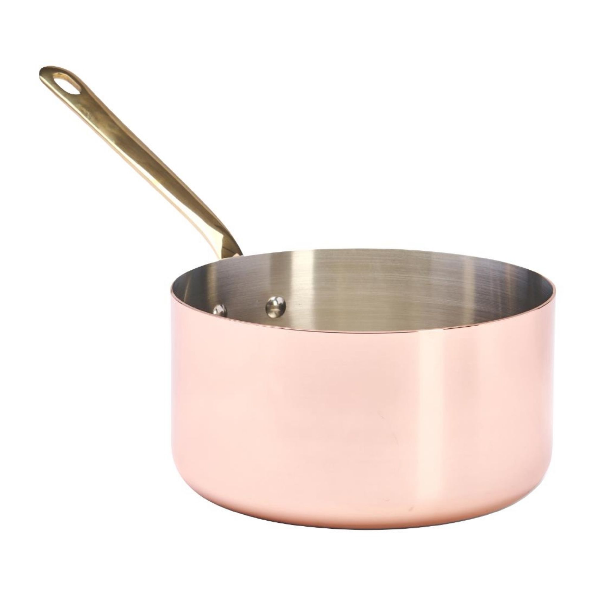 Picture of De Buyer Inocuivre Saucepan with Brass Handle 20cm