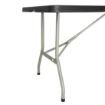 Picture of Bolero Rectangular Centre Folding Table 6ft Black